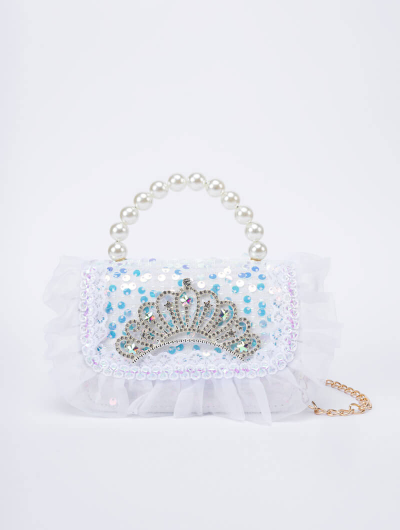 Mini sac à détail couronne